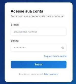 Tela de login do SiriosMed